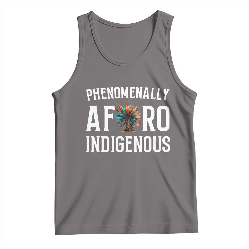 Afro Indigenous Native Pride Phenomenally Indigenous People Tank Top - Wonder Print Shop