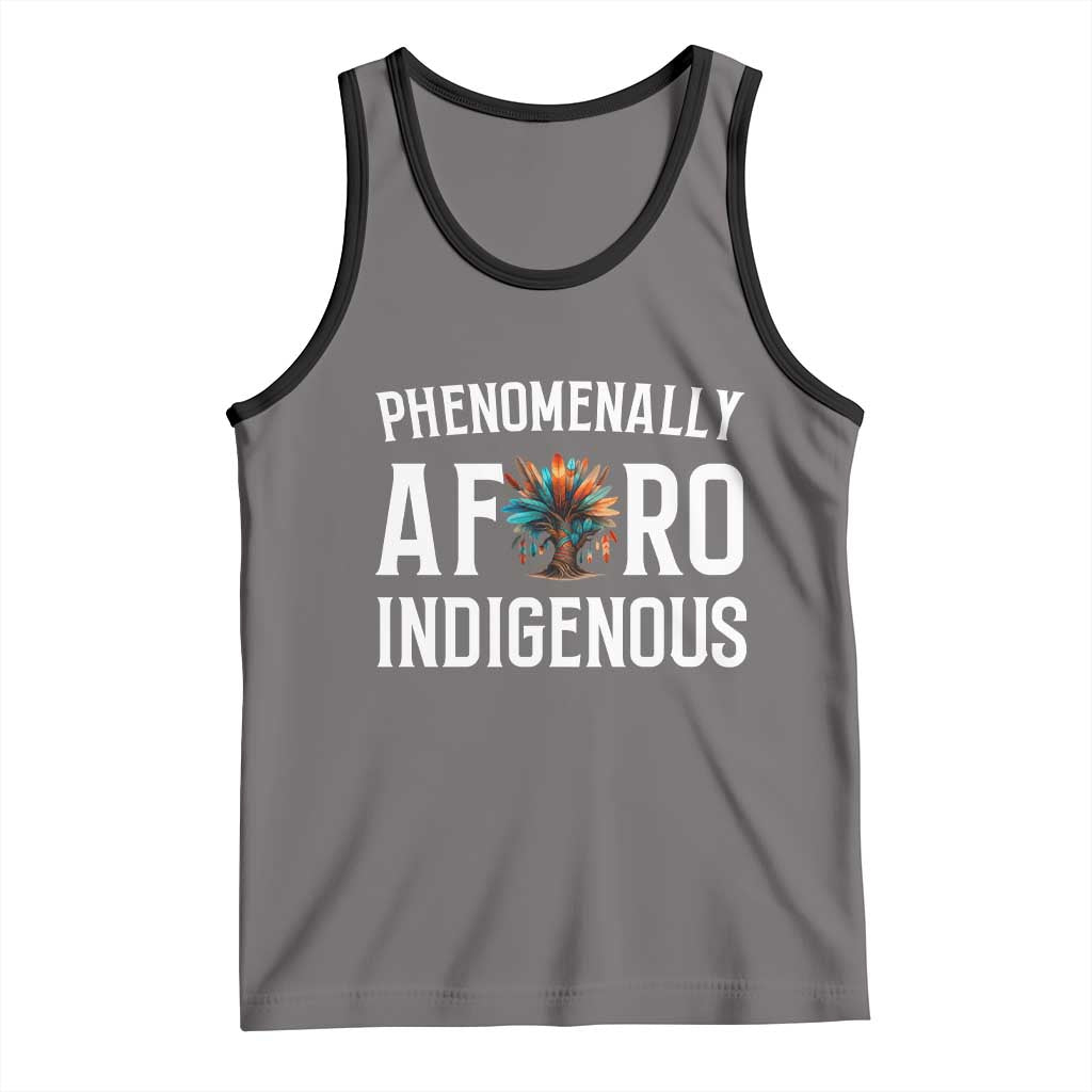 Afro Indigenous Native Pride Phenomenally Indigenous People Tank Top - Wonder Print Shop