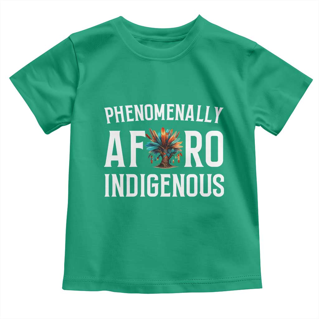 Afro Indigenous Native Pride Phenomenally Indigenous People Toddler T Shirt - Wonder Print Shop