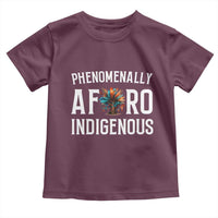 Afro Indigenous Native Pride Phenomenally Indigenous People Toddler T Shirt - Wonder Print Shop