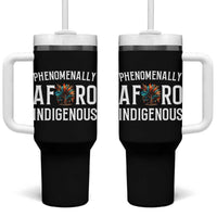 Afro Indigenous Native Pride Phenomenally Indigenous People Tumbler With Handle