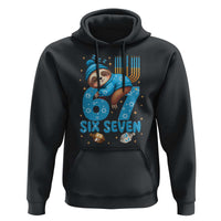 67 Six Seven Meme Hoodie Funny Hanukkah Sloth - Wonder Print Shop