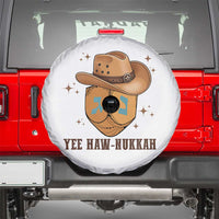 Yee Haw Nukkah Spare Tire Cover Funny Cowboy Hanukkah - Wonder Print Shop