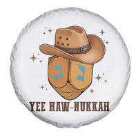 Yee Haw Nukkah Spare Tire Cover Funny Cowboy Hanukkah - Wonder Print Shop