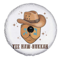 Yee Haw Nukkah Spare Tire Cover Funny Cowboy Hanukkah - Wonder Print Shop