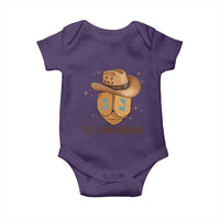 Yee Haw Nukkah Baby Onesie Funny Cowboy Hanukkah - Wonder Print Shop
