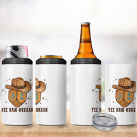 Yee Haw Nukkah 4 in 1 Can Cooler Tumbler Funny Cowboy Hanukkah - Wonder Print Shop