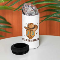 Yee Haw Nukkah 4 in 1 Can Cooler Tumbler Funny Cowboy Hanukkah - Wonder Print Shop