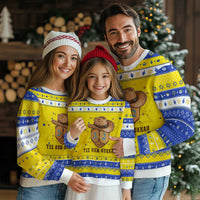 Yee Haw Nukkah Hanukkah Ugly Sweater Funny Cowboy Hanukkah - Wonder Print Shop