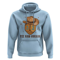 Yee Haw Nukkah Hoodie Funny Cowboy Hanukkah - Wonder Print Shop