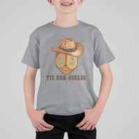 Yee Haw Nukkah T Shirt For Kid Funny Cowboy Hanukkah - Wonder Print Shop