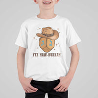 Yee Haw Nukkah T Shirt For Kid Funny Cowboy Hanukkah - Wonder Print Shop