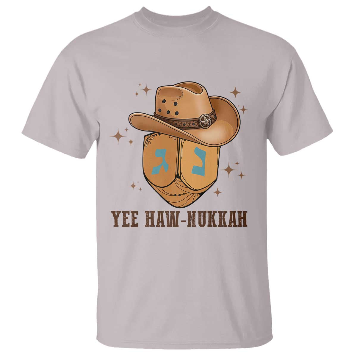 Yee Haw Nukkah T Shirt Funny Cowboy Hanukkah - Wonder Print Shop