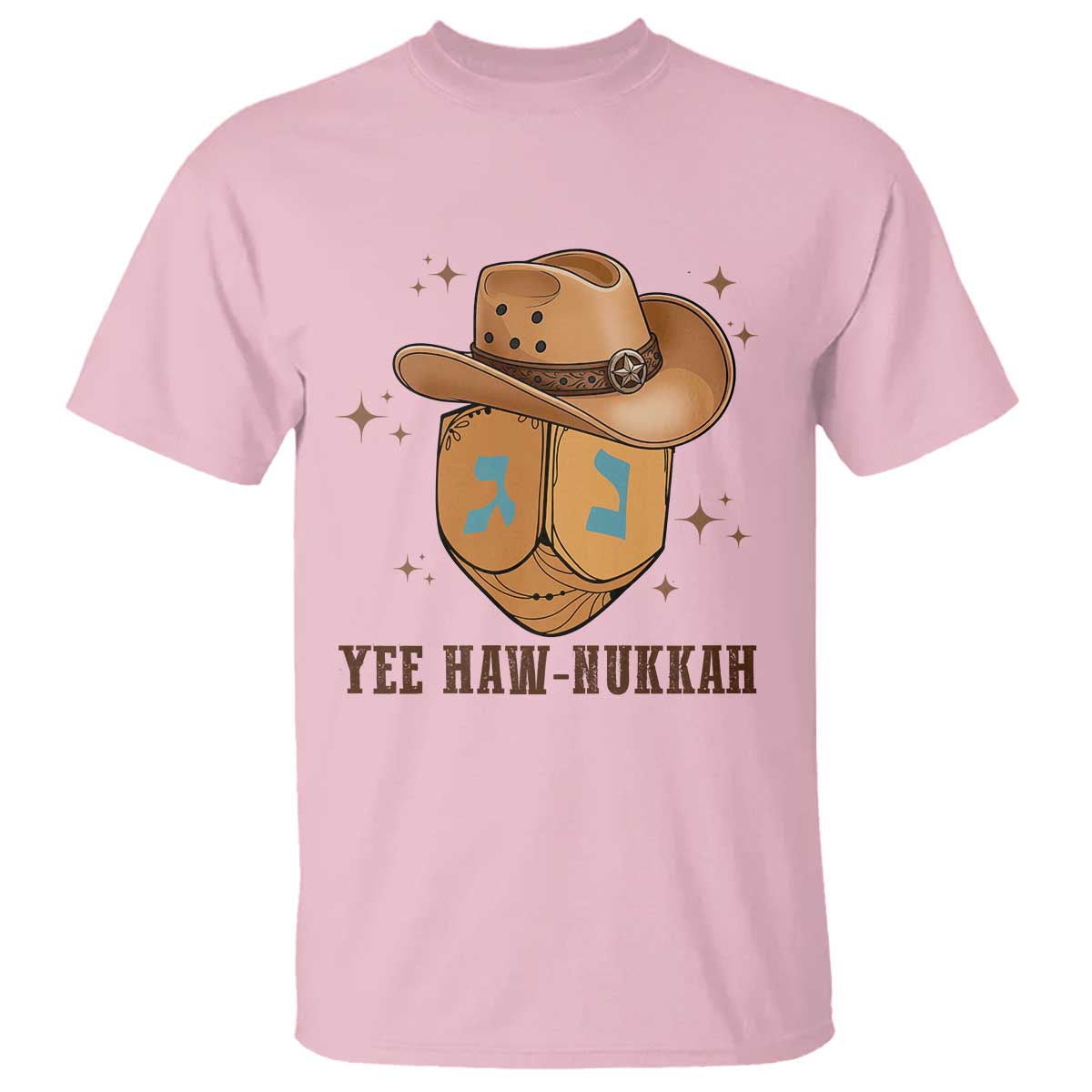 Yee Haw Nukkah T Shirt Funny Cowboy Hanukkah - Wonder Print Shop