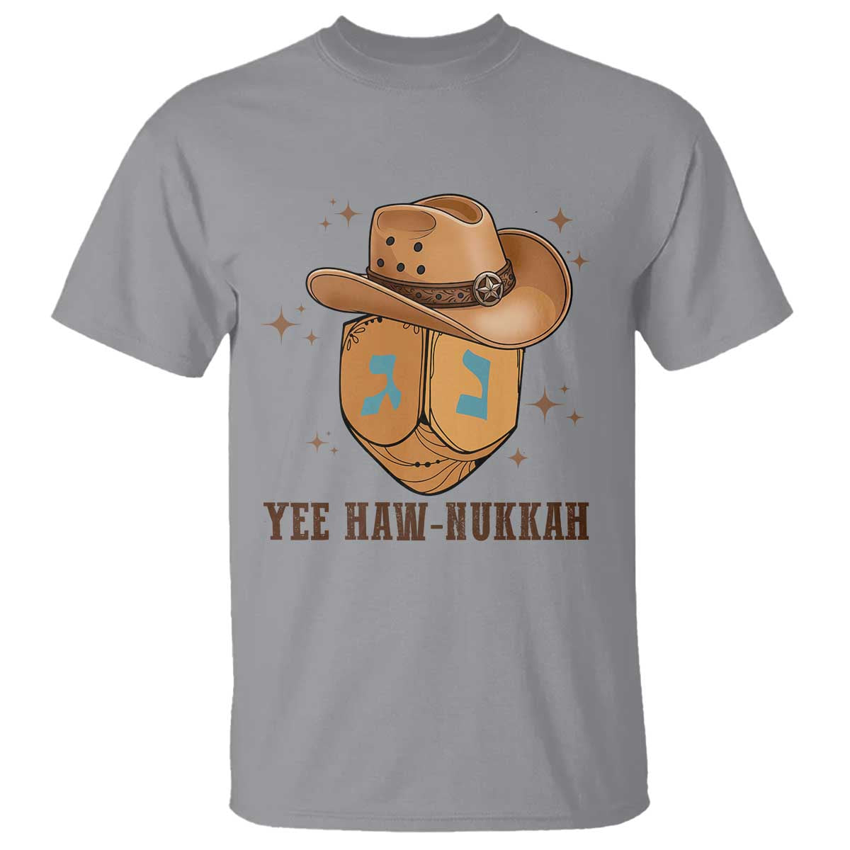Yee Haw Nukkah T Shirt Funny Cowboy Hanukkah - Wonder Print Shop
