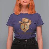 Yee Haw Nukkah T Shirt For Women Funny Cowboy Hanukkah - Wonder Print Shop