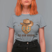 Yee Haw Nukkah T Shirt For Women Funny Cowboy Hanukkah - Wonder Print Shop