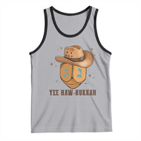 Yee Haw Nukkah Tank Top Funny Cowboy Hanukkah - Wonder Print Shop