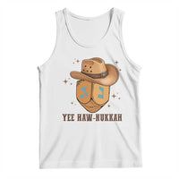 Yee Haw Nukkah Tank Top Funny Cowboy Hanukkah - Wonder Print Shop