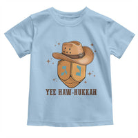 Yee Haw Nukkah Toddler T Shirt Funny Cowboy Hanukkah - Wonder Print Shop