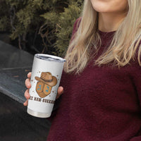 Yee Haw Nukkah Tumbler Cup Funny Cowboy Hanukkah - Wonder Print Shop