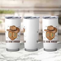 Yee Haw Nukkah Tumbler Cup Funny Cowboy Hanukkah - Wonder Print Shop
