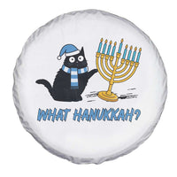 Funny Black Cat Hanukkah Chanukah Spare Tire Cover - Wonder Print Shop