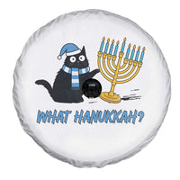 Funny Black Cat Hanukkah Chanukah Spare Tire Cover - Wonder Print Shop