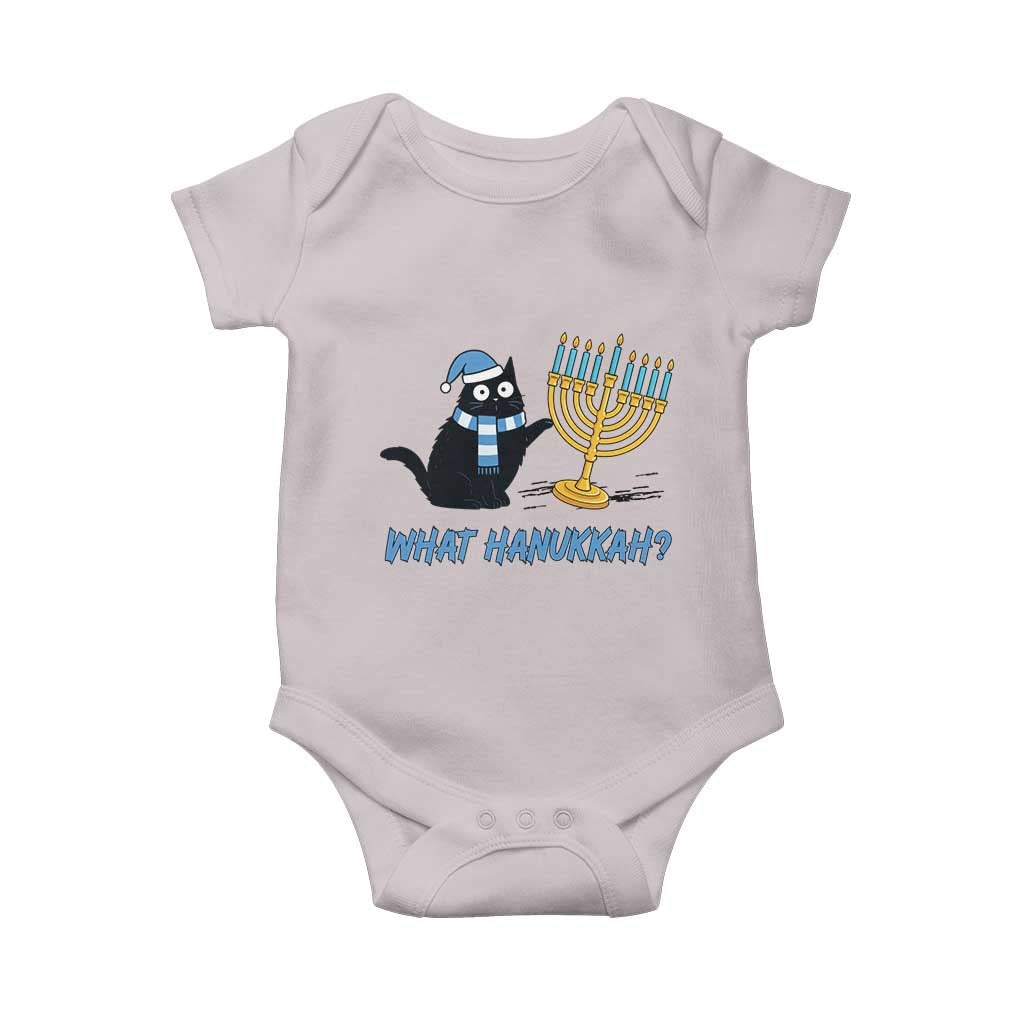 Funny Black Cat Hanukkah Chanukah Baby Onesie - Wonder Print Shop