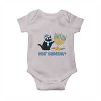 Funny Black Cat Hanukkah Chanukah Baby Onesie - Wonder Print Shop