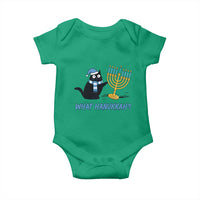 Funny Black Cat Hanukkah Chanukah Baby Onesie - Wonder Print Shop