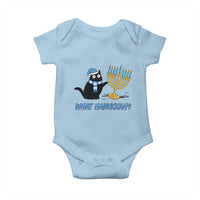 Funny Black Cat Hanukkah Chanukah Baby Onesie - Wonder Print Shop