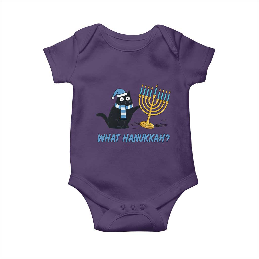 Funny Black Cat Hanukkah Chanukah Baby Onesie - Wonder Print Shop