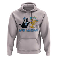 Funny Black Cat Hanukkah Chanukah Hoodie - Wonder Print Shop
