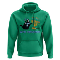 Funny Black Cat Hanukkah Chanukah Hoodie - Wonder Print Shop