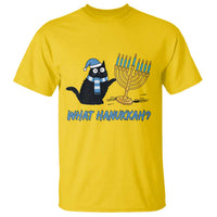 Funny Black Cat Hanukkah Chanukah T Shirt - Wonder Print Shop