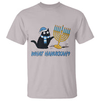 Funny Black Cat Hanukkah Chanukah T Shirt - Wonder Print Shop