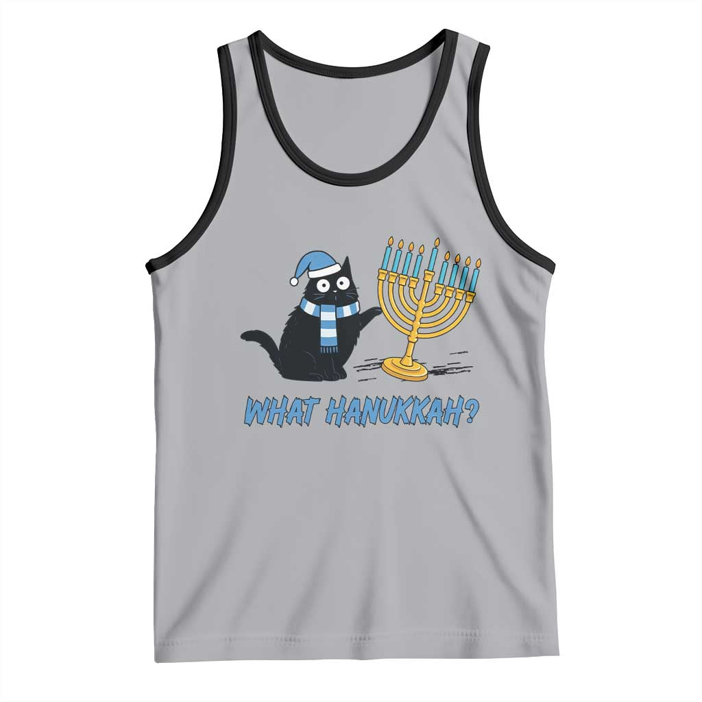 Funny Black Cat Hanukkah Chanukah Tank Top - Wonder Print Shop