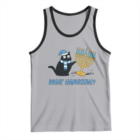 Funny Black Cat Hanukkah Chanukah Tank Top - Wonder Print Shop