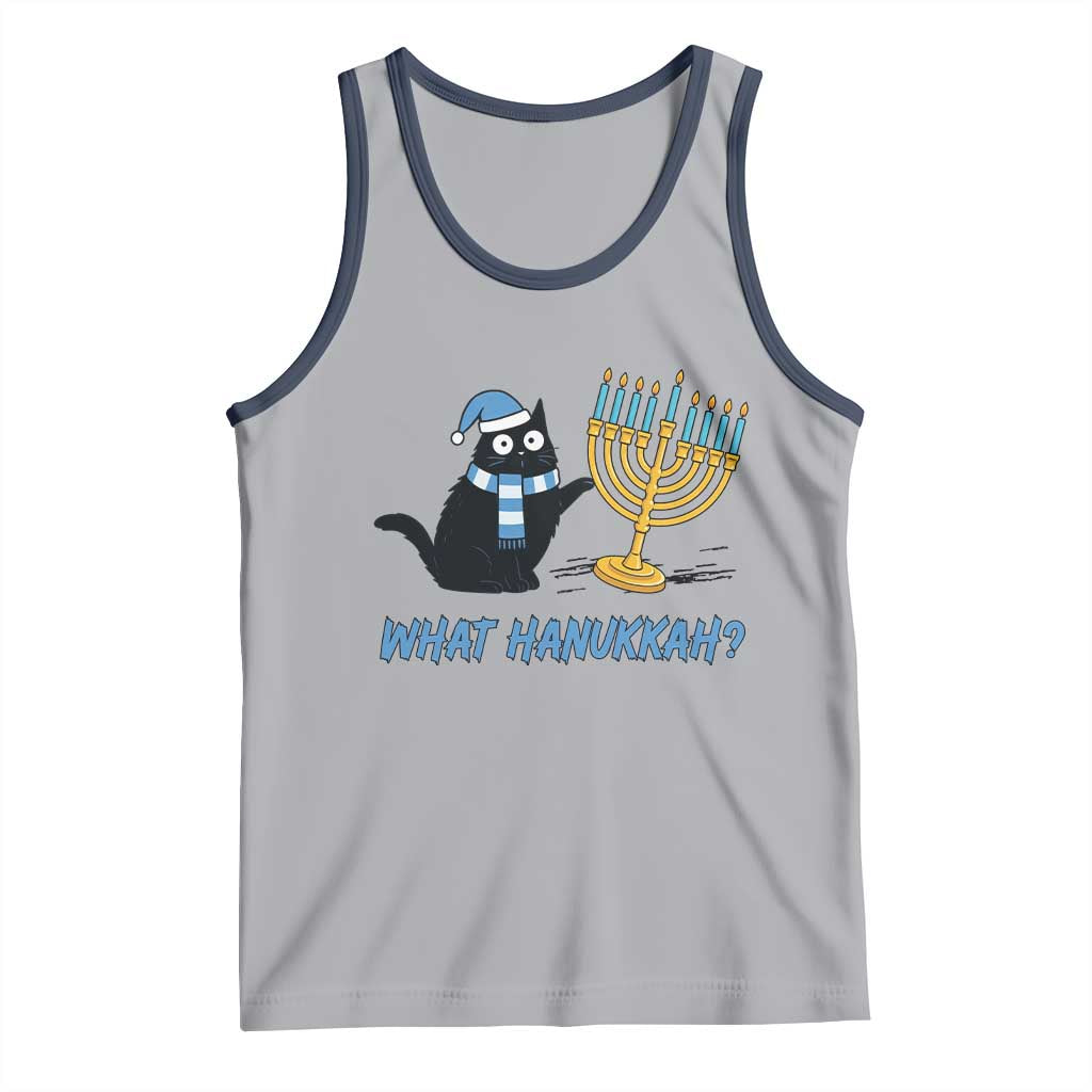Funny Black Cat Hanukkah Chanukah Tank Top - Wonder Print Shop