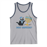 Funny Black Cat Hanukkah Chanukah Tank Top - Wonder Print Shop