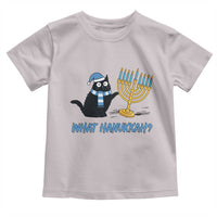 Funny Black Cat Hanukkah Chanukah Toddler T Shirt - Wonder Print Shop