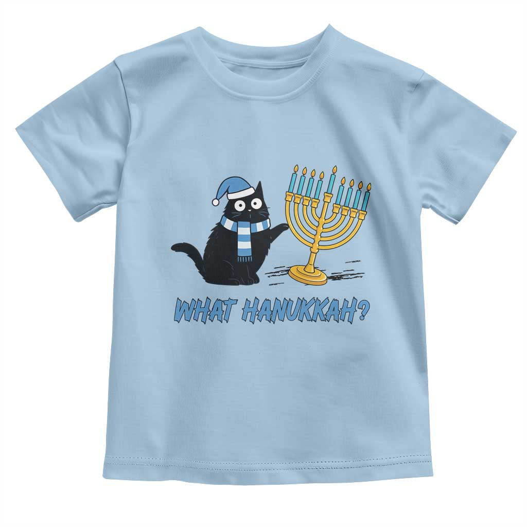 Funny Black Cat Hanukkah Chanukah Toddler T Shirt - Wonder Print Shop