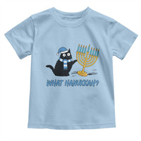 Funny Black Cat Hanukkah Chanukah Toddler T Shirt - Wonder Print Shop