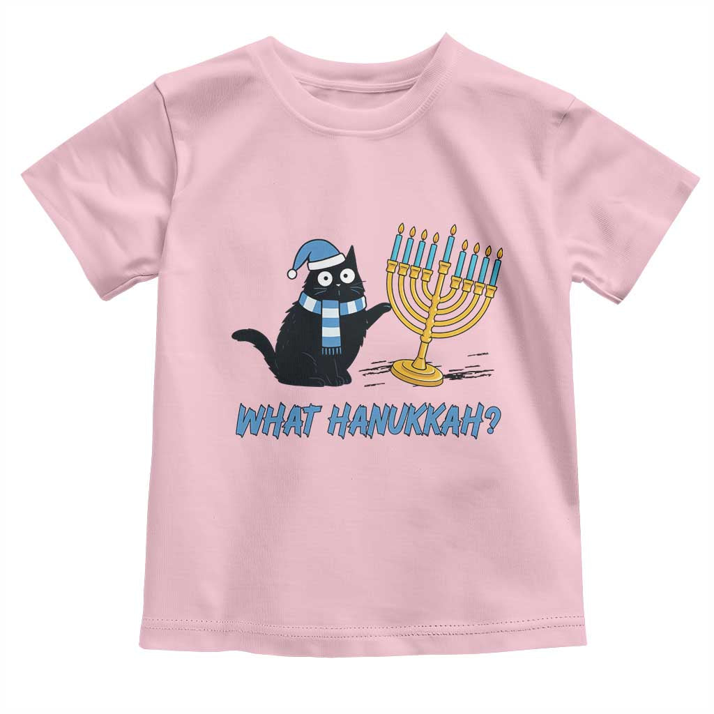 Funny Black Cat Hanukkah Chanukah Toddler T Shirt - Wonder Print Shop