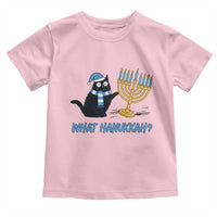 Funny Black Cat Hanukkah Chanukah Toddler T Shirt - Wonder Print Shop