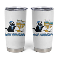 Funny Black Cat Hanukkah Chanukah Tumbler Cup - Wonder Print Shop