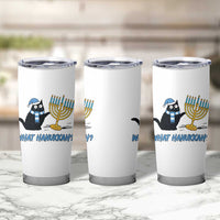 Funny Black Cat Hanukkah Chanukah Tumbler Cup - Wonder Print Shop