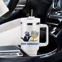 Funny Black Cat Hanukkah Chanukah Tumbler With Handle - Wonder Print Shop