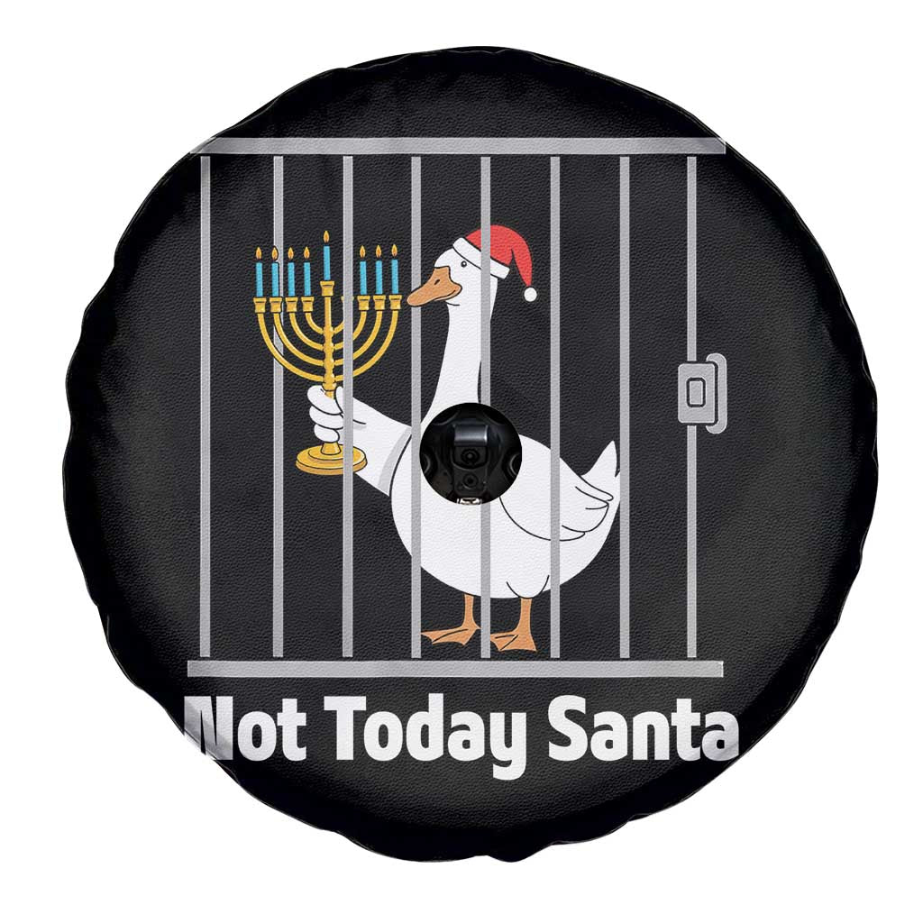 Funny Goose Hanukkah Chanukah Spare Tire Cover Not Today Santa - Wonder Print Shop